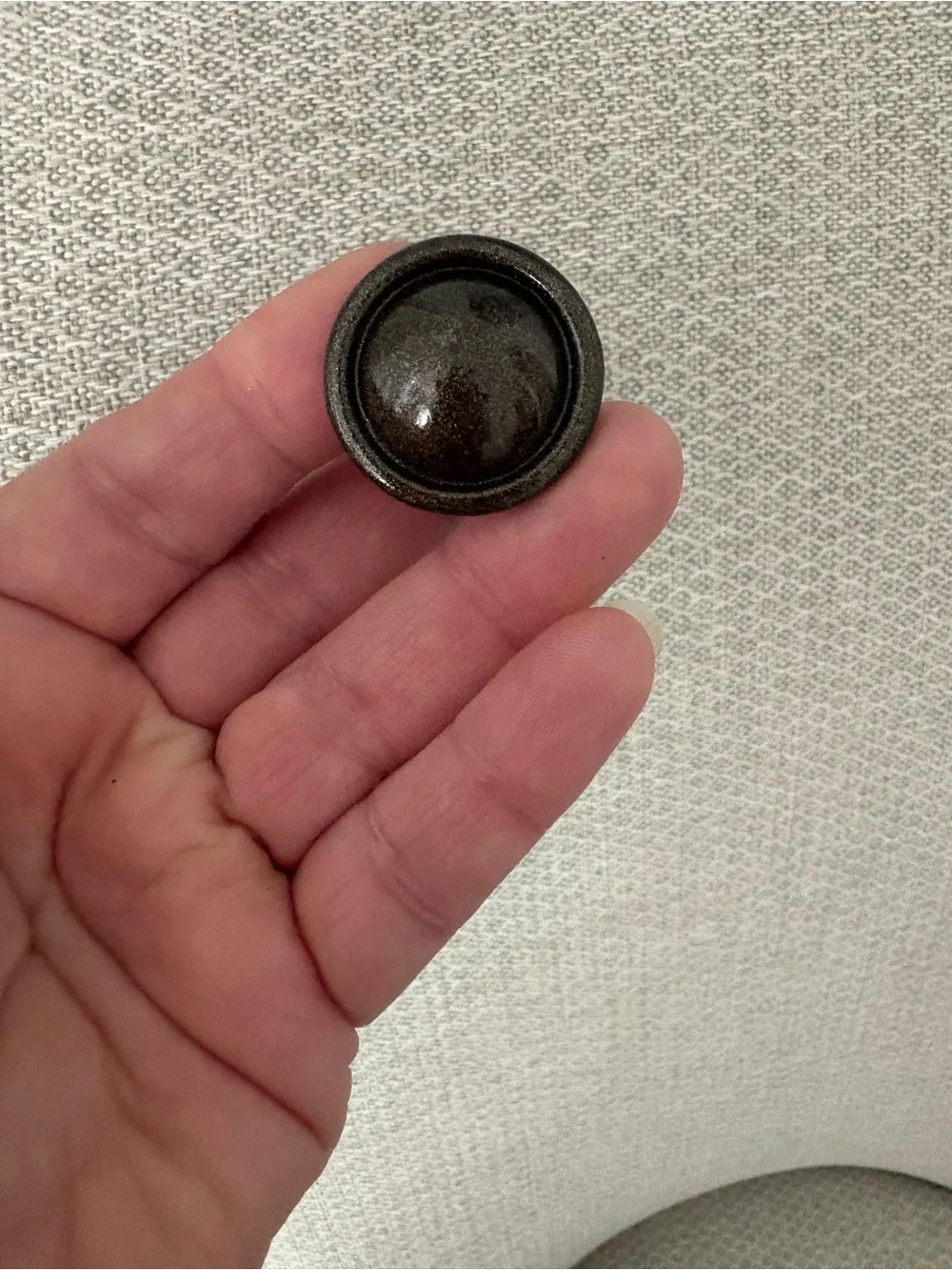 Dark Bronze Drawer Knob Pulls - Round Cabinet Hardware